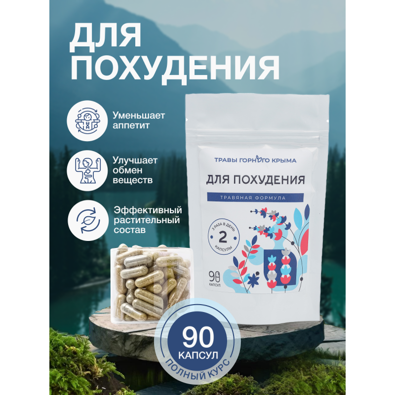 Капсулы Для похудения. Травяная формула