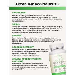 Пробиотики и ферменты для кишечника в капсулах
