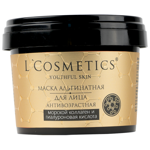 Маска альгинатная для лица «Антивозрастная» – серия Youthful skin – 25 г
